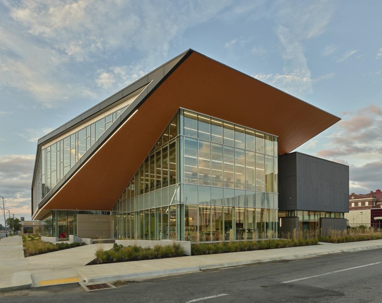 BIM建筑|派恩布拉夫总图书馆 / Polk Stanley Wilcox Architects BIM建筑|派恩布拉夫总图书馆 / Polk Stanley Wilcox Architects