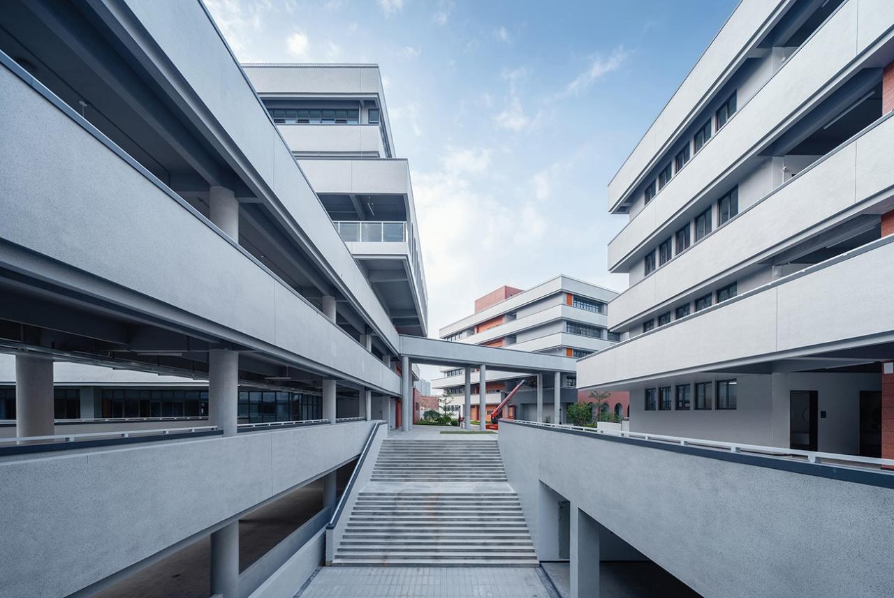 BIM建筑|台山市广旭实验学校 / 象外营造工作室 BIM建筑|台山市广旭实验学校 / 象外营造工作室