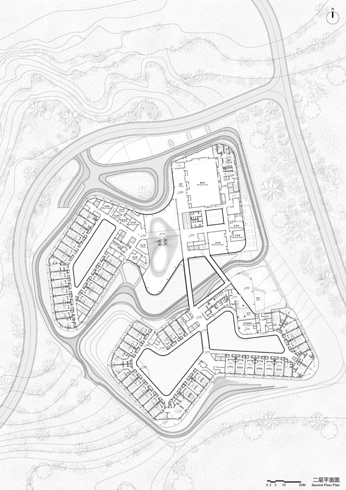 BIM建筑|南京丽笙酒店 / 上海创盟国际建筑设计 BIM建筑|南京丽笙酒店 / 上海创盟国际建筑设计