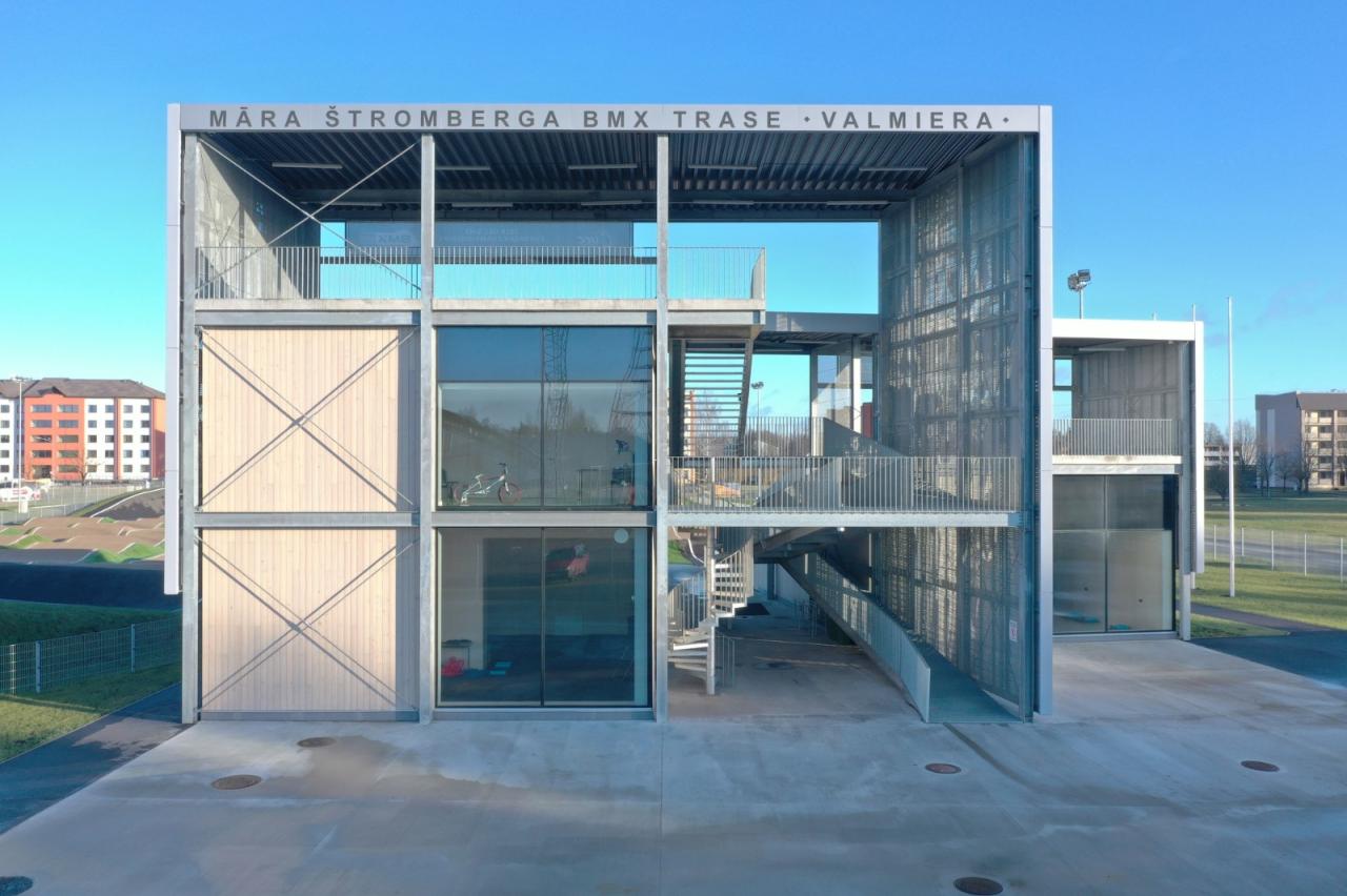 BIM建筑|奥运冠军 Maris Strombergs 的 BMX 赛道 / Balta Istaba BIM建筑|奥运冠军 Maris Strombergs 的 BMX 赛道 / Balta Istaba