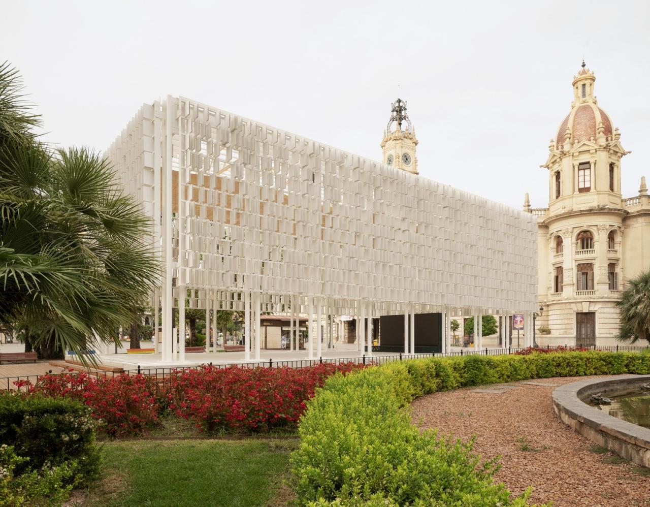 BIM建筑|可拆卸陶瓷结构,瓦伦西亚集市场馆 / Miguel Arraiz + Arqueha BIM建筑|可拆卸陶瓷结构,瓦伦西亚集市场馆 / Miguel Arraiz + Arqueha