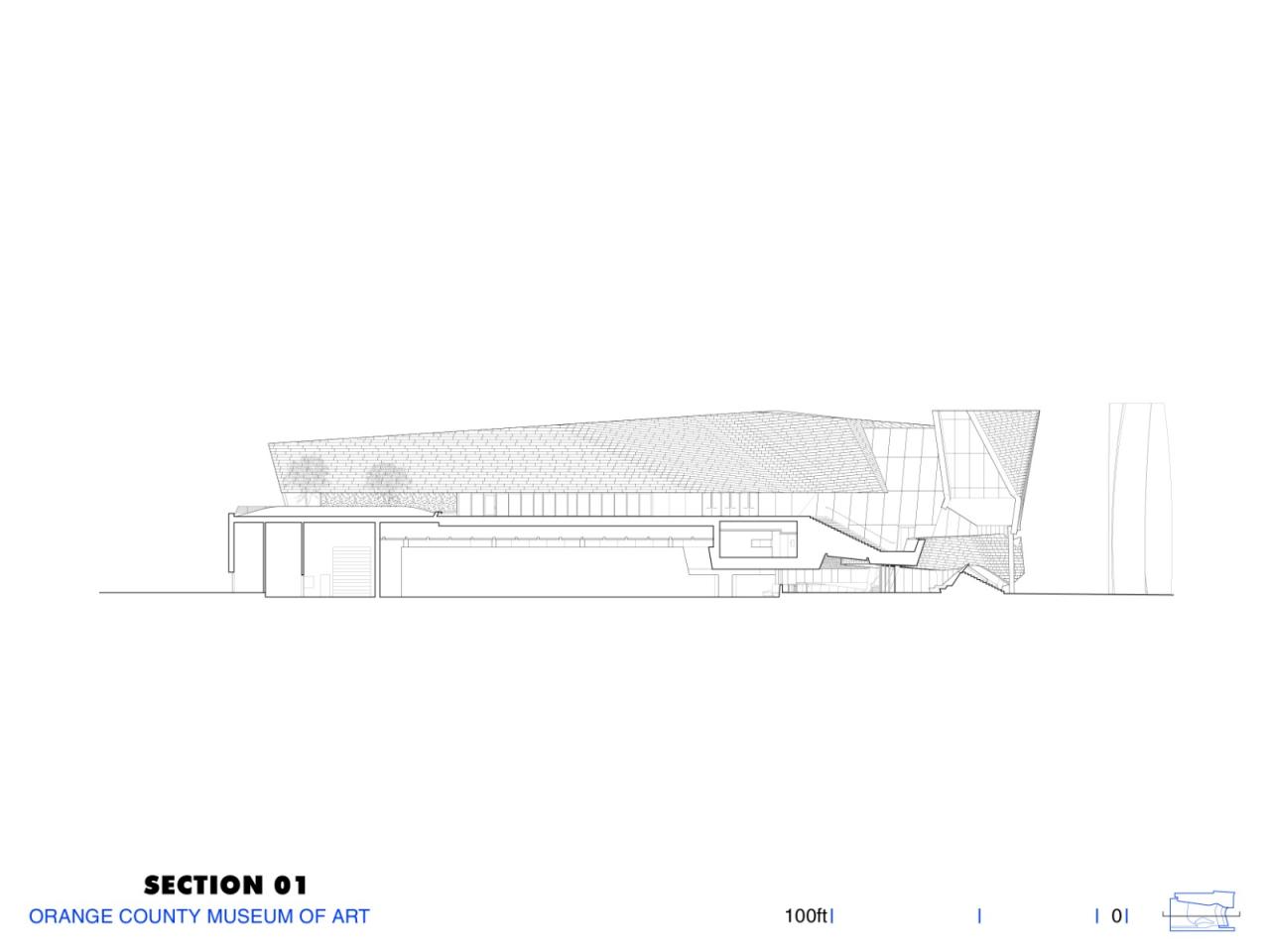 BIM建筑|美国加州橙县艺术博物馆 / Morphosis BIM建筑|美国加州橙县艺术博物馆 / Morphosis