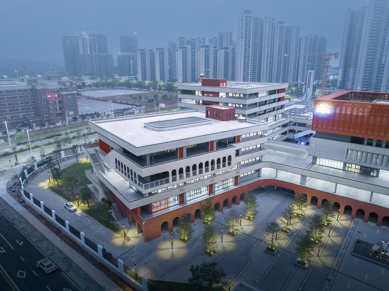 BIM建筑|台山市广旭实验学校 / 象外营造工作室 BIM建筑|台山市广旭实验学校 / 象外营造工作室