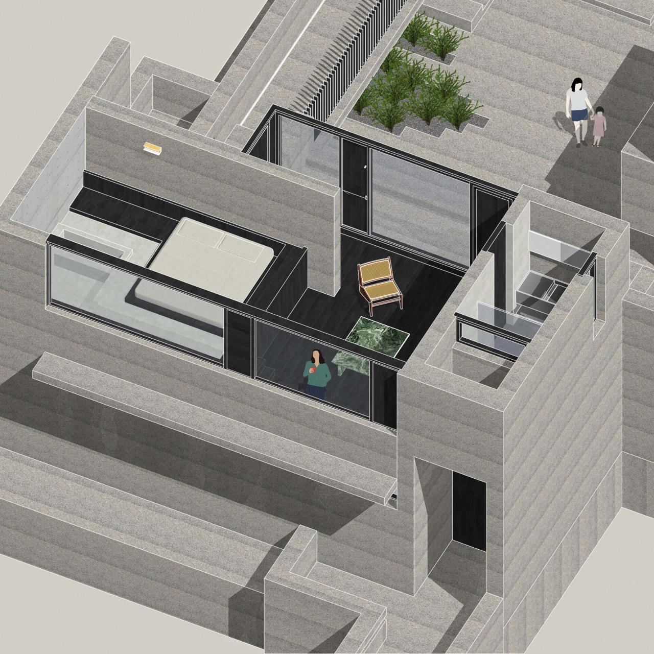 BIM建筑|一山间慢院:长城下的桥 / 叙事空间建筑事务所 BIM建筑|一山间慢院:长城下的桥 / 叙事空间建筑事务所