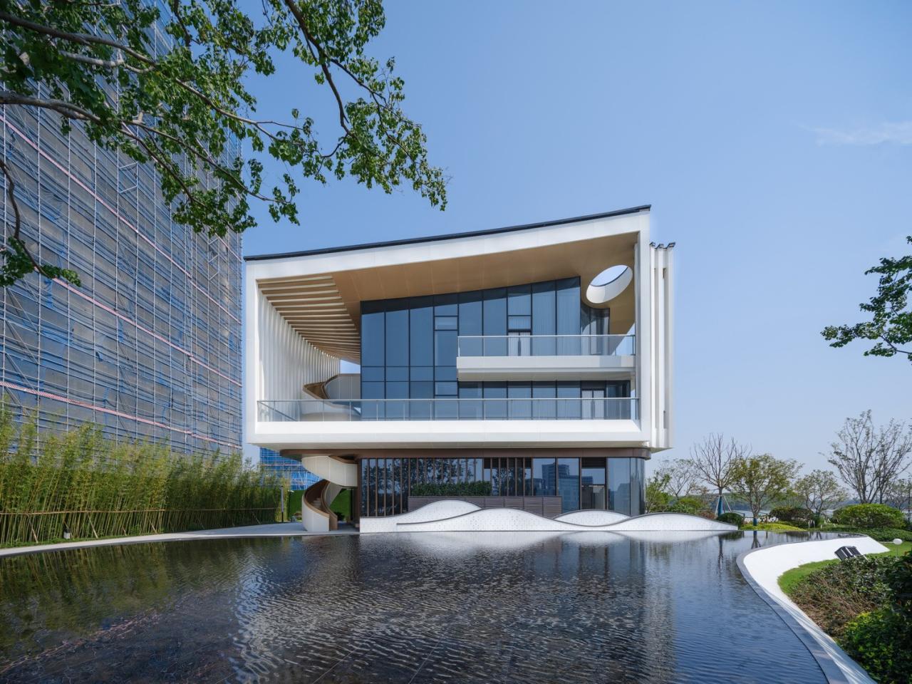 BIM建筑|长三角科大亨芯研究院:在长三角“原点”打造江南水乡式特色产业园 / 三益建筑 BIM建筑|长三角科大亨芯研究院:在长三角“原点”打造江南水乡式特色产业园 / 三益建筑