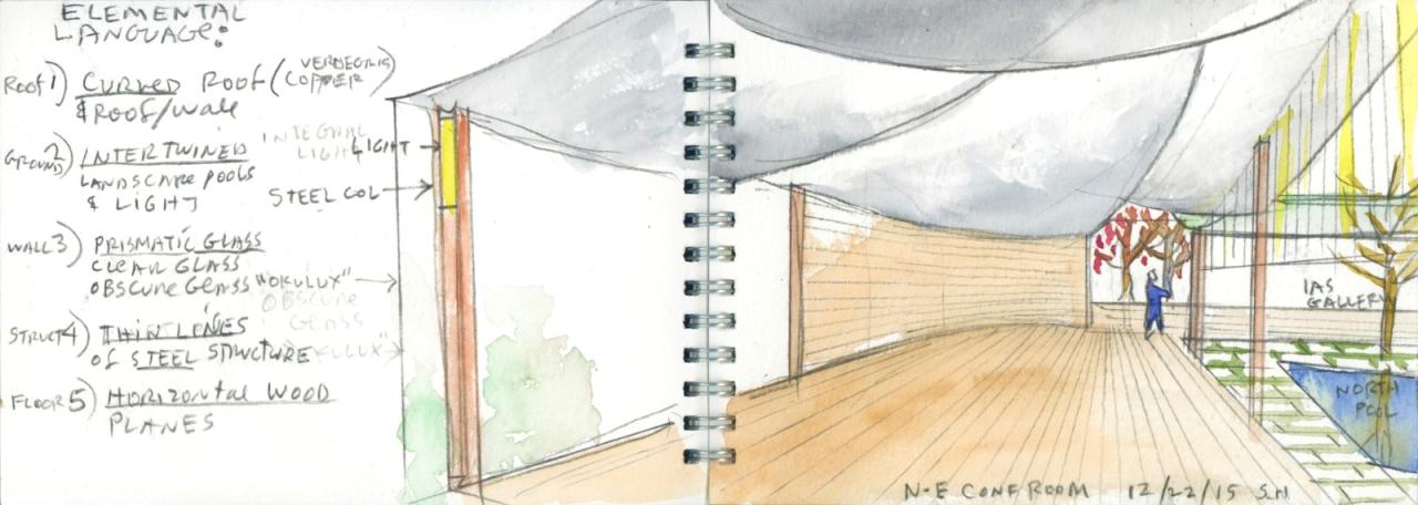 BIM建筑|普林斯顿高等研究院鲁宾斯坦公共活动室 / 斯蒂文·霍尔建筑事务所 BIM建筑|普林斯顿高等研究院鲁宾斯坦公共活动室 / 斯蒂文·霍尔建筑事务所