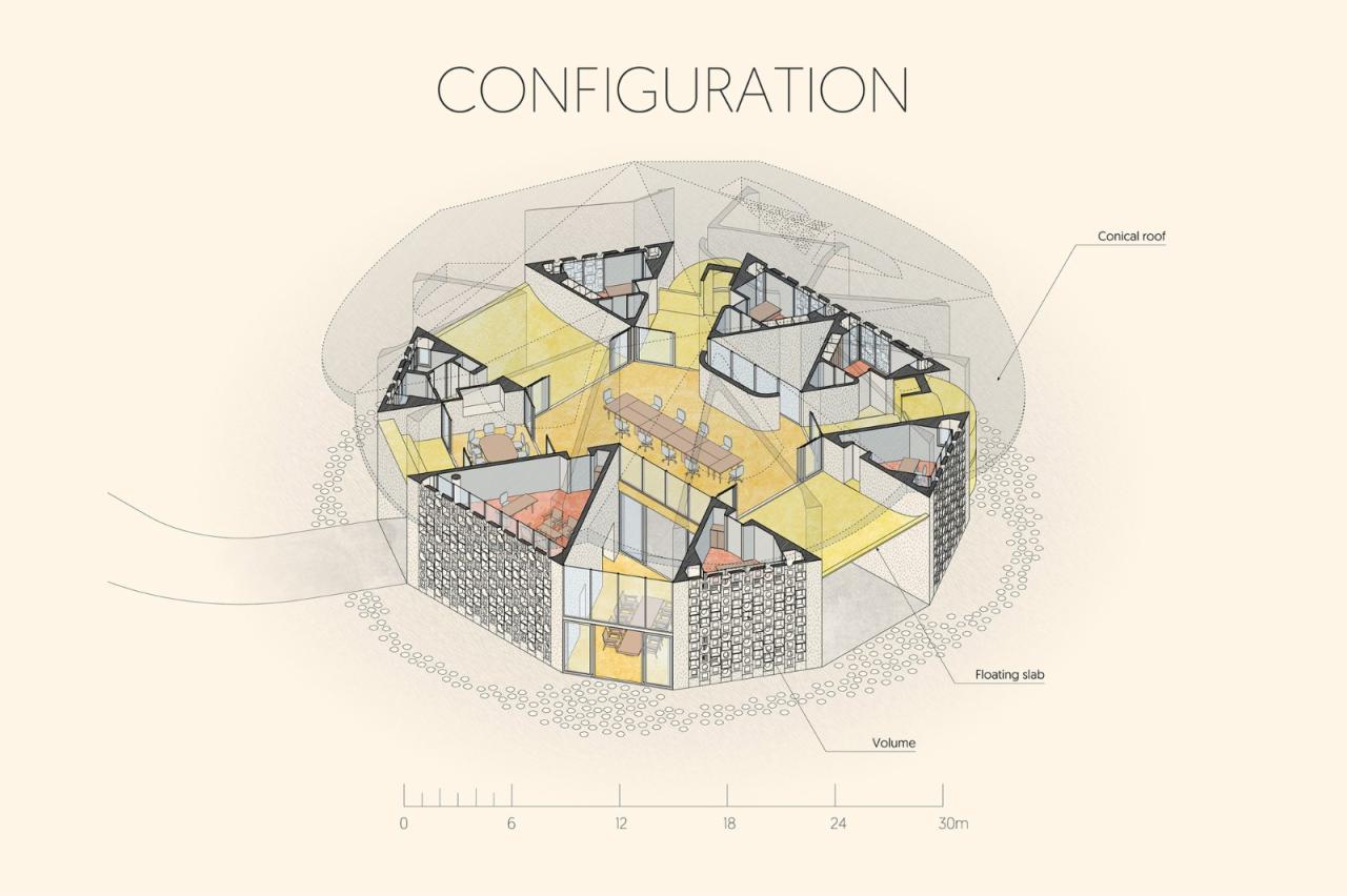 BIM建筑|‘帽子’屋,万花筒办公室与住宅 / Inrestudio,Kosuke Nishijima BIM建筑|‘帽子’屋,万花筒办公室与住宅 / Inrestudio,Kosuke Nishijima