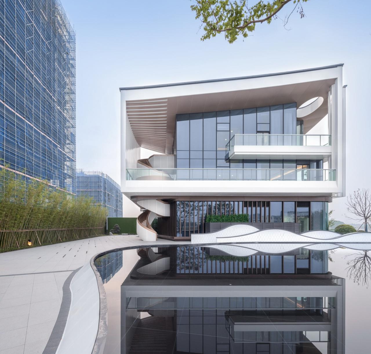 BIM建筑|长三角科大亨芯研究院:在长三角“原点”打造江南水乡式特色产业园 / 三益建筑 BIM建筑|长三角科大亨芯研究院:在长三角“原点”打造江南水乡式特色产业园 / 三益建筑