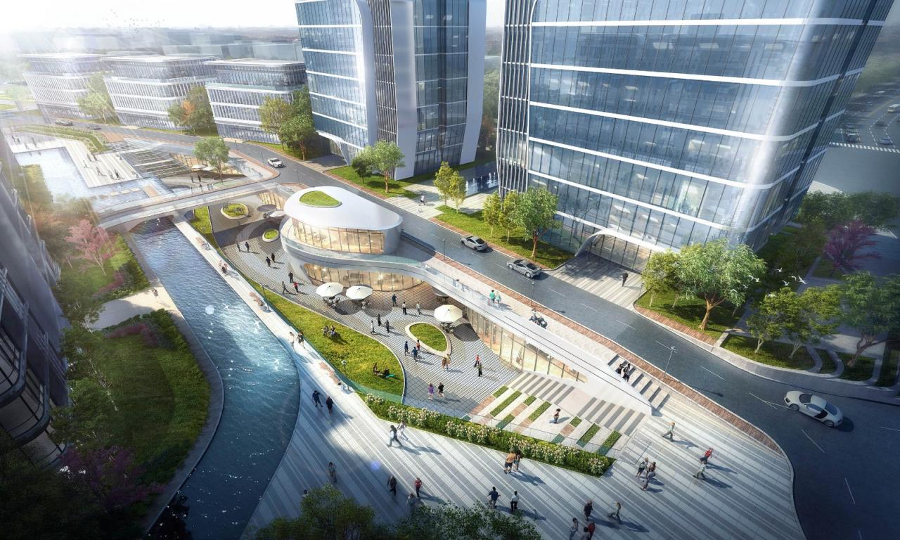 BIM建筑|长三角科大亨芯研究院:在长三角“原点”打造江南水乡式特色产业园 / 三益建筑 BIM建筑|长三角科大亨芯研究院:在长三角“原点”打造江南水乡式特色产业园 / 三益建筑