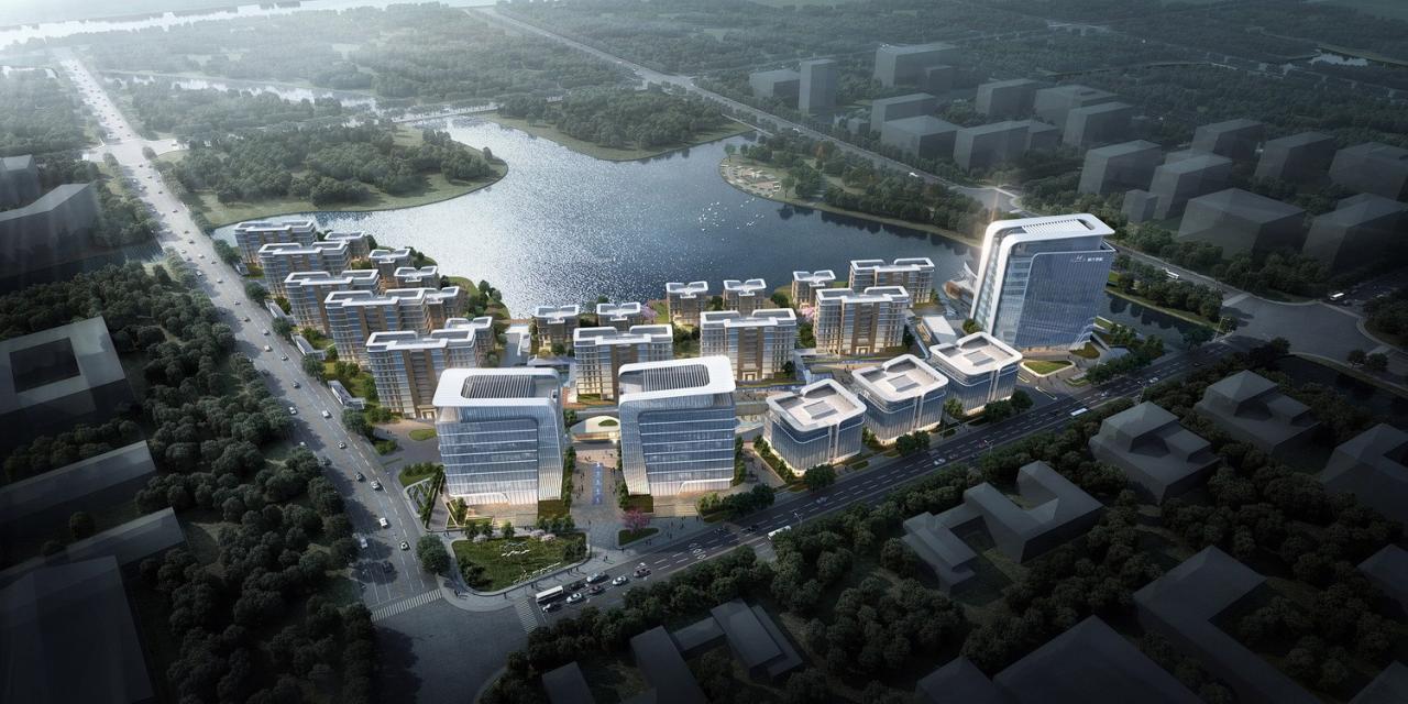 BIM建筑|长三角科大亨芯研究院:在长三角“原点”打造江南水乡式特色产业园 / 三益建筑 BIM建筑|长三角科大亨芯研究院:在长三角“原点”打造江南水乡式特色产业园 / 三益建筑