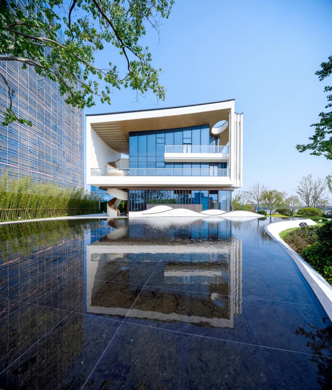 BIM建筑|长三角科大亨芯研究院:在长三角“原点”打造江南水乡式特色产业园 / 三益建筑 BIM建筑|长三角科大亨芯研究院:在长三角“原点”打造江南水乡式特色产业园 / 三益建筑