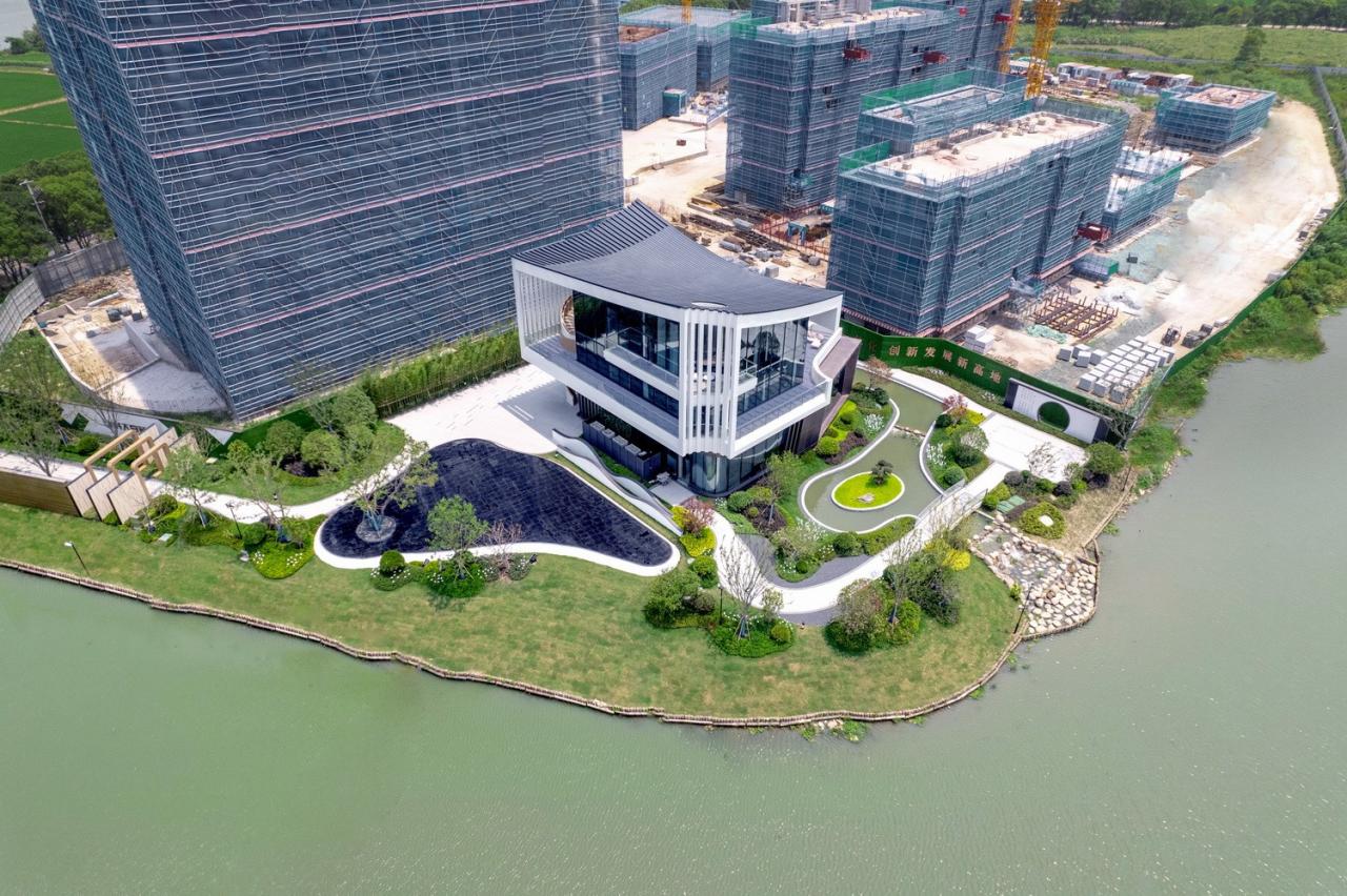 BIM建筑|长三角科大亨芯研究院:在长三角“原点”打造江南水乡式特色产业园 / 三益建筑 BIM建筑|长三角科大亨芯研究院:在长三角“原点”打造江南水乡式特色产业园 / 三益建筑