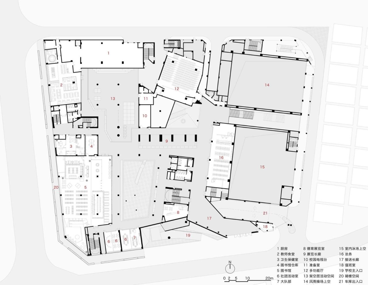 BIM建筑|深圳福田新沙小学 / 一十一建筑 BIM建筑|深圳福田新沙小学 / 一十一建筑