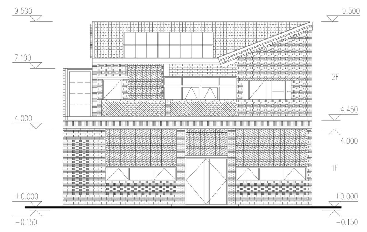 BIM建筑|渭南·巴邑村玻璃砖房 / 西安建筑科技大学设计研究总院 BIM建筑|渭南·巴邑村玻璃砖房 / 西安建筑科技大学设计研究总院
