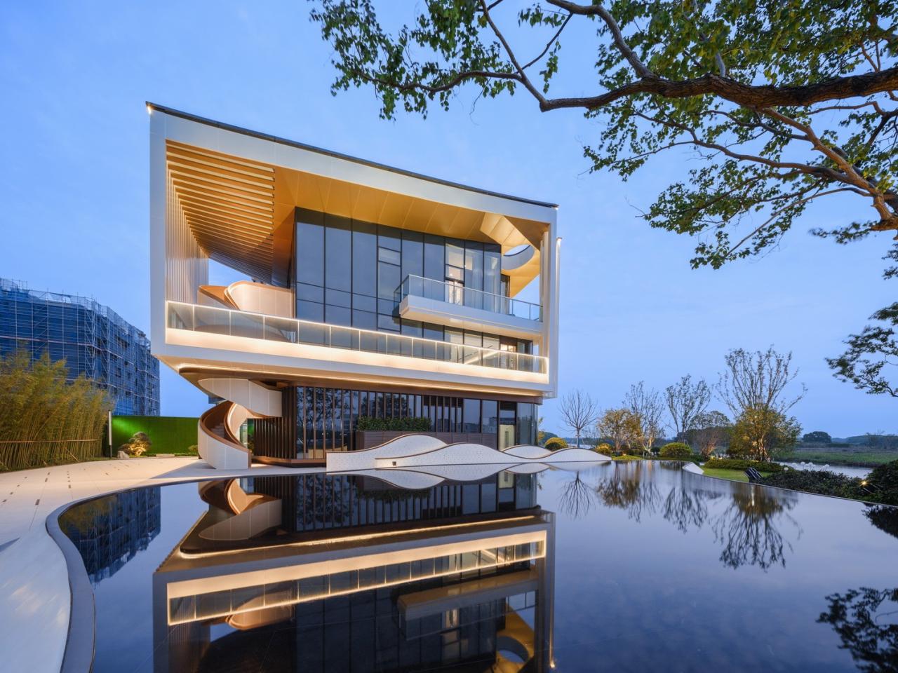 BIM建筑|长三角科大亨芯研究院:在长三角“原点”打造江南水乡式特色产业园 / 三益建筑 BIM建筑|长三角科大亨芯研究院:在长三角“原点”打造江南水乡式特色产业园 / 三益建筑