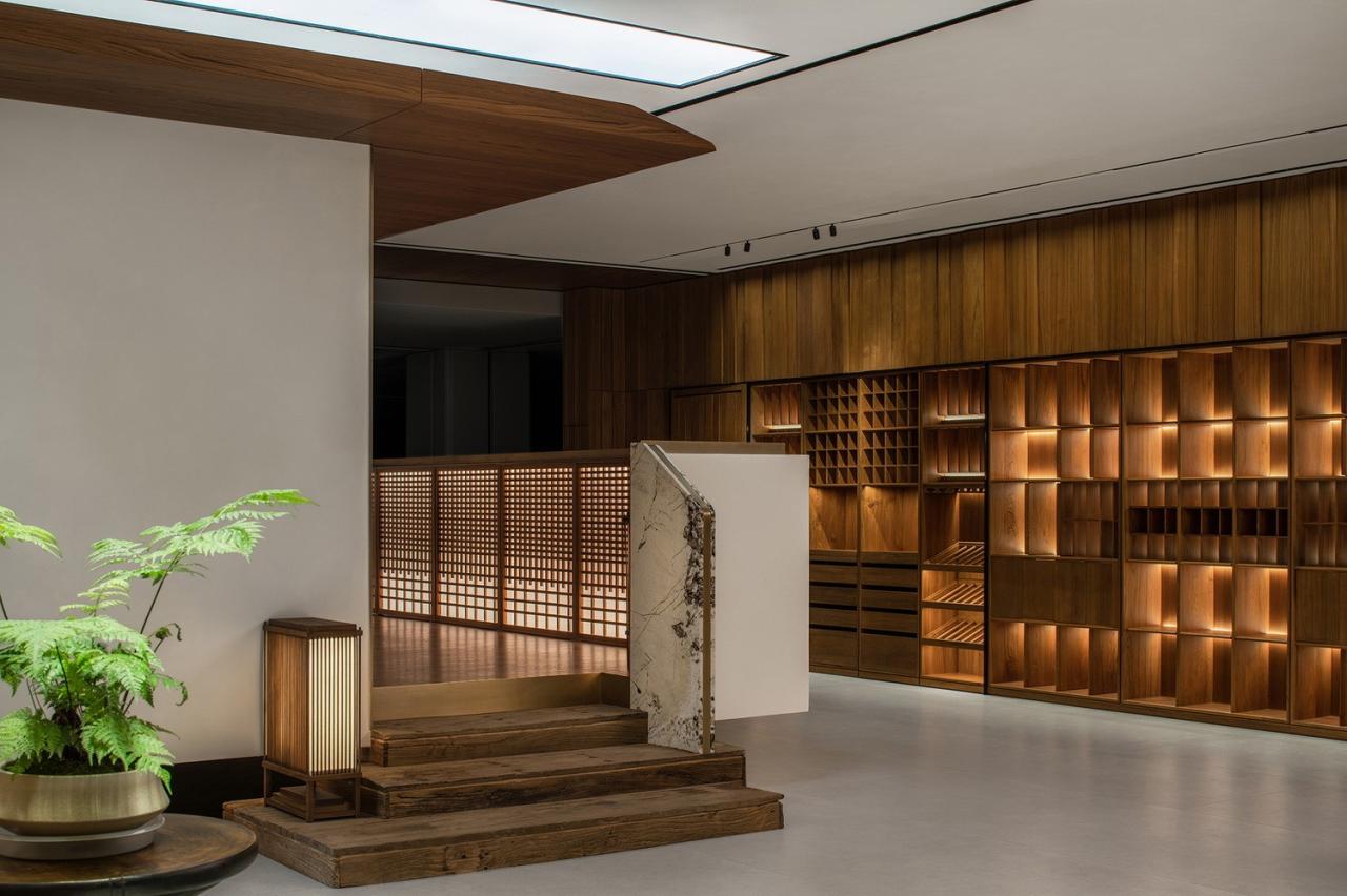 BIM建筑|一种材料与当代建构的情绪平衡:本木展厅 / 蜂鸟设计 BIM建筑|一种材料与当代建构的情绪平衡:本木展厅 / 蜂鸟设计