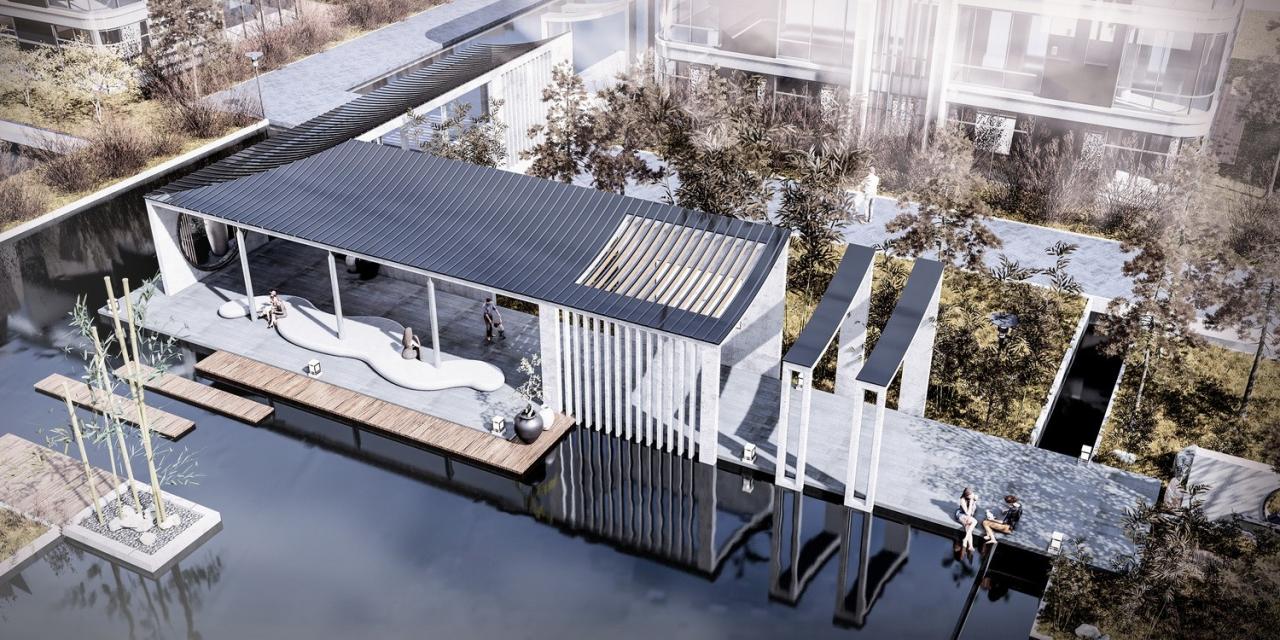 BIM建筑|长三角科大亨芯研究院:在长三角“原点”打造江南水乡式特色产业园 / 三益建筑 BIM建筑|长三角科大亨芯研究院:在长三角“原点”打造江南水乡式特色产业园 / 三益建筑