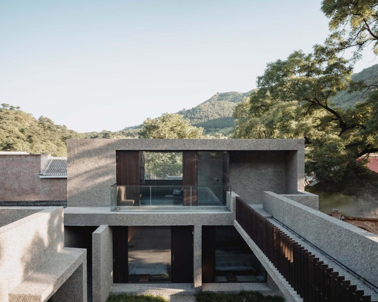 BIM建筑|一山间慢院:长城下的桥 / 叙事空间建筑事务所 BIM建筑|一山间慢院:长城下的桥 / 叙事空间建筑事务所