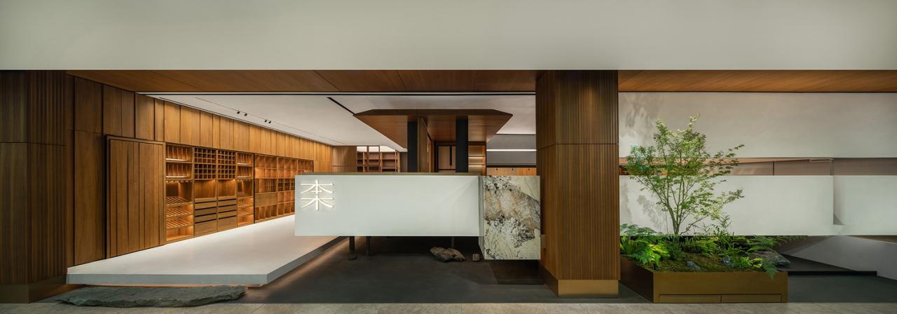 BIM建筑|一种材料与当代建构的情绪平衡:本木展厅 / 蜂鸟设计 BIM建筑|一种材料与当代建构的情绪平衡:本木展厅 / 蜂鸟设计