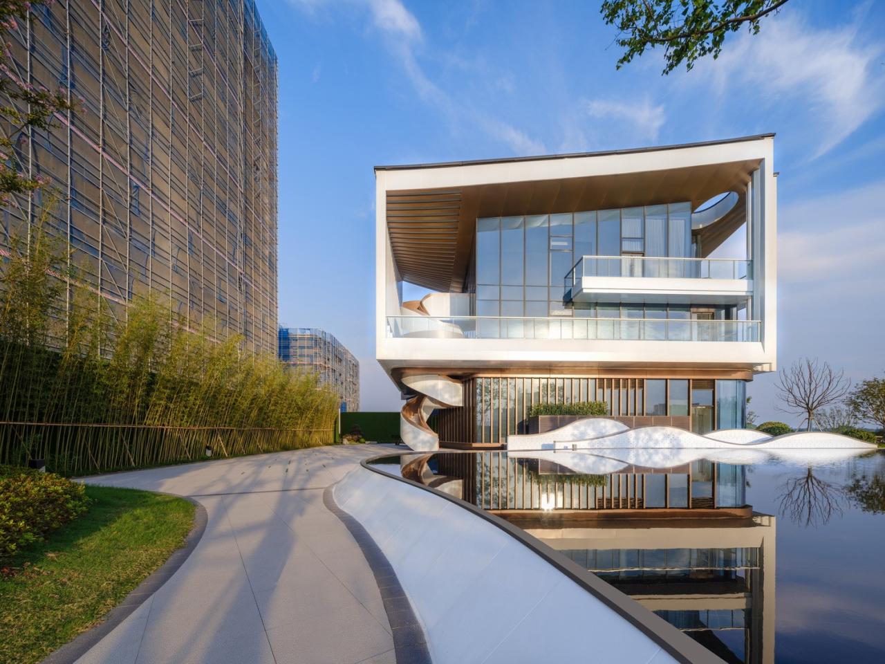 BIM建筑|长三角科大亨芯研究院:在长三角“原点”打造江南水乡式特色产业园 / 三益建筑 BIM建筑|长三角科大亨芯研究院:在长三角“原点”打造江南水乡式特色产业园 / 三益建筑