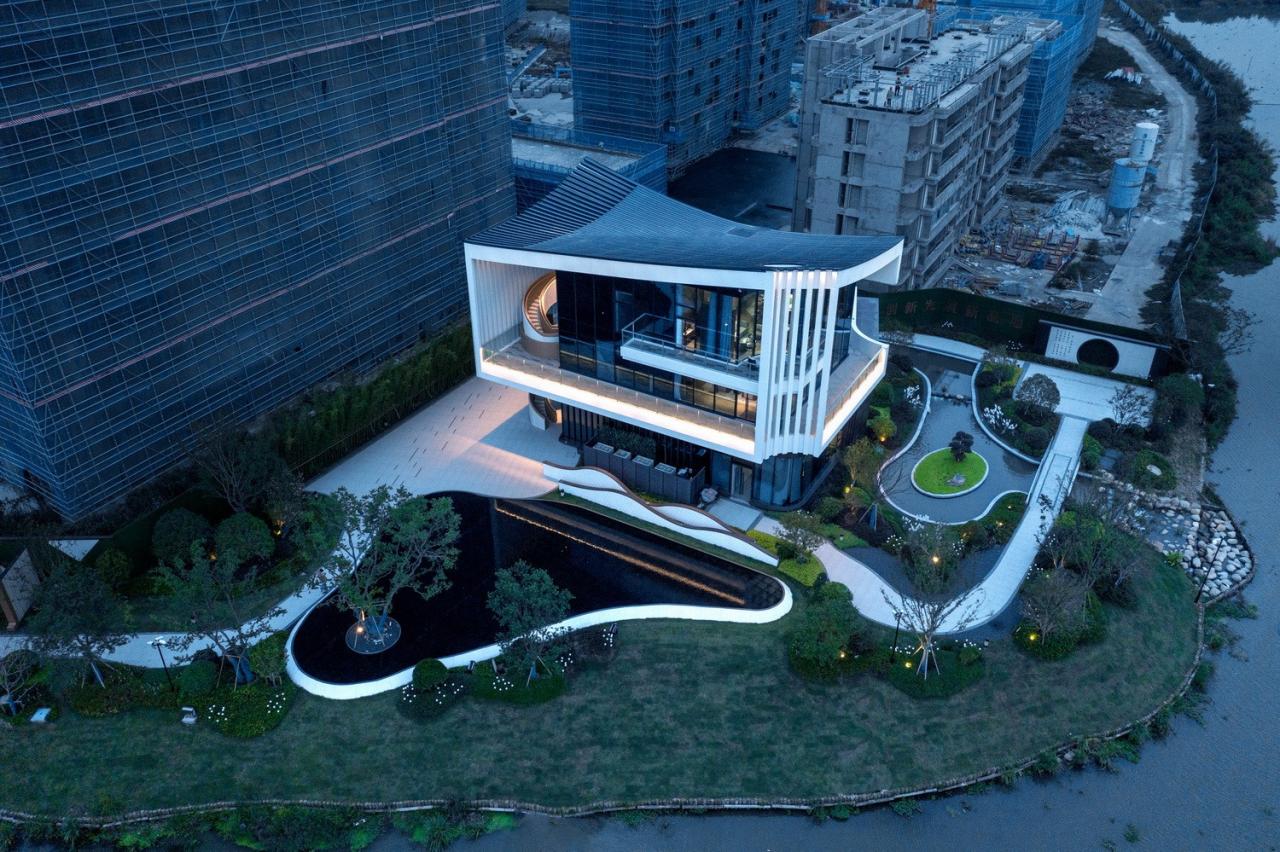 BIM建筑|长三角科大亨芯研究院:在长三角“原点”打造江南水乡式特色产业园 / 三益建筑 BIM建筑|长三角科大亨芯研究院:在长三角“原点”打造江南水乡式特色产业园 / 三益建筑