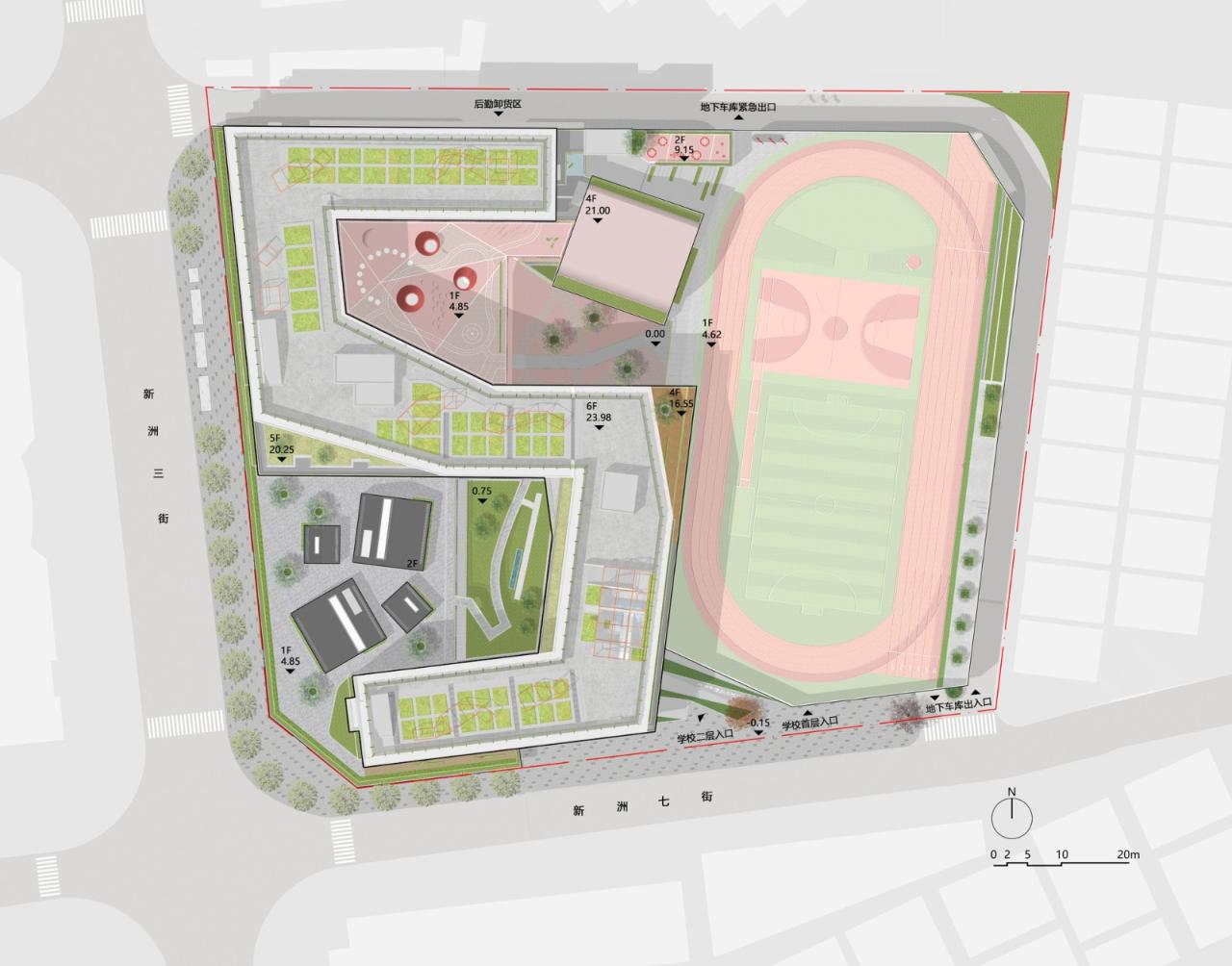 BIM建筑|深圳福田新沙小学 / 一十一建筑 BIM建筑|深圳福田新沙小学 / 一十一建筑