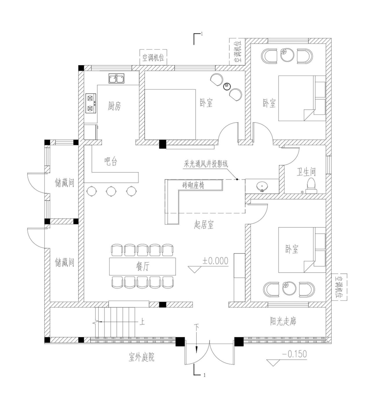 BIM建筑|渭南·巴邑村玻璃砖房 / 西安建筑科技大学设计研究总院 BIM建筑|渭南·巴邑村玻璃砖房 / 西安建筑科技大学设计研究总院