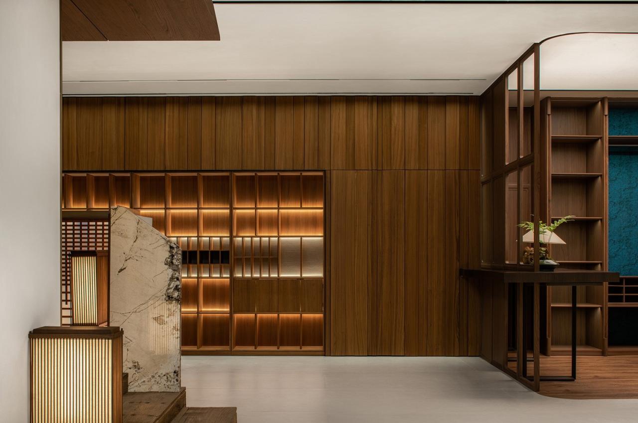 BIM建筑|一种材料与当代建构的情绪平衡:本木展厅 / 蜂鸟设计 BIM建筑|一种材料与当代建构的情绪平衡:本木展厅 / 蜂鸟设计