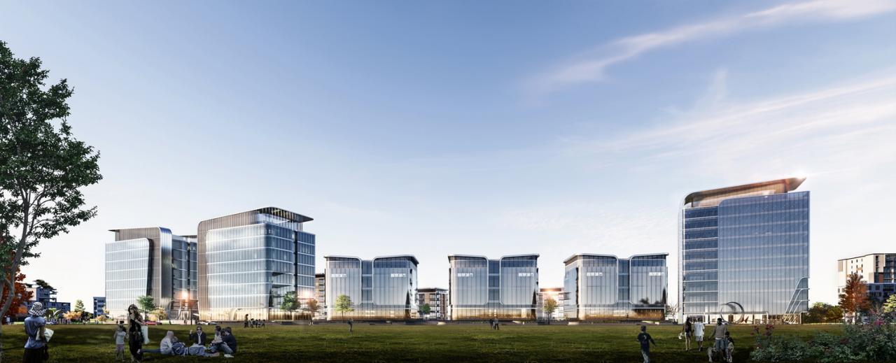 BIM建筑|长三角科大亨芯研究院:在长三角“原点”打造江南水乡式特色产业园 / 三益建筑 BIM建筑|长三角科大亨芯研究院:在长三角“原点”打造江南水乡式特色产业园 / 三益建筑