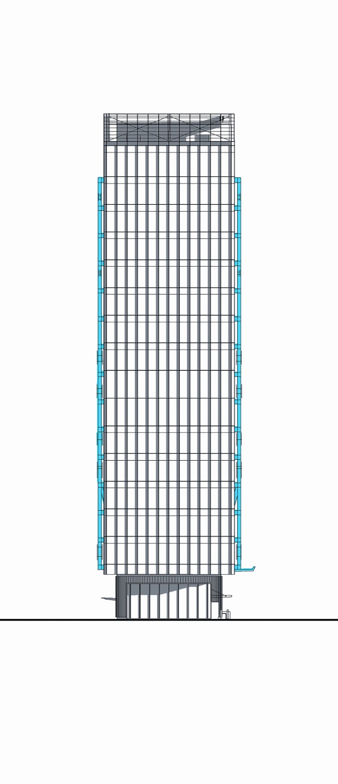 BIM建筑|蓝色‘骨头’,EXO 办公大楼 / Shay Cleary Architects BIM建筑|蓝色‘骨头’,EXO 办公大楼 / Shay Cleary Architects
