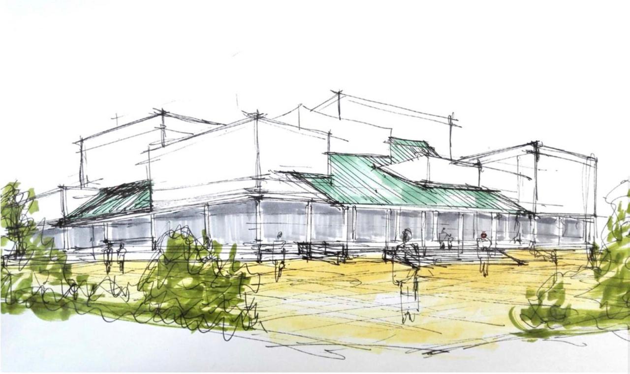 BIM建筑|嵩县三馆合一建设项目 / 王晖建筑工作室 BIM建筑|嵩县三馆合一建设项目 / 王晖建筑工作室