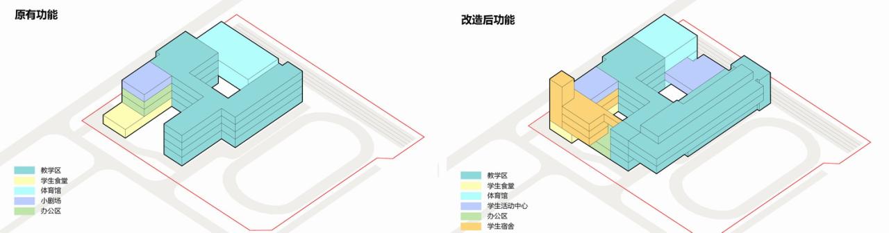 BIM建筑|兰生复旦中学国和路校区改扩建项目 / 上海华都建筑规划设计有限公司 BIM建筑|兰生复旦中学国和路校区改扩建项目 / 上海华都建筑规划设计有限公司