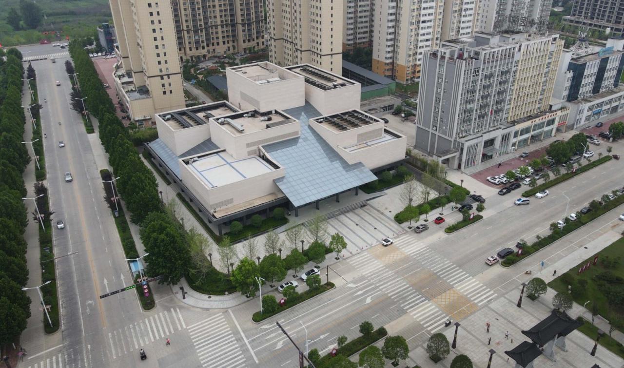 BIM建筑|嵩县三馆合一建设项目 / 王晖建筑工作室 BIM建筑|嵩县三馆合一建设项目 / 王晖建筑工作室