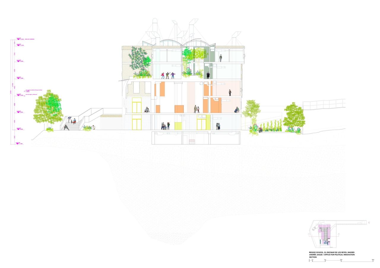 BIM建筑|市集化校园,瑞吉欧学校 / Andrés Jaque+Office for Political Innovation BIM建筑|市集化校园,瑞吉欧学校 / Andrés Jaque+Office for Political Innovation