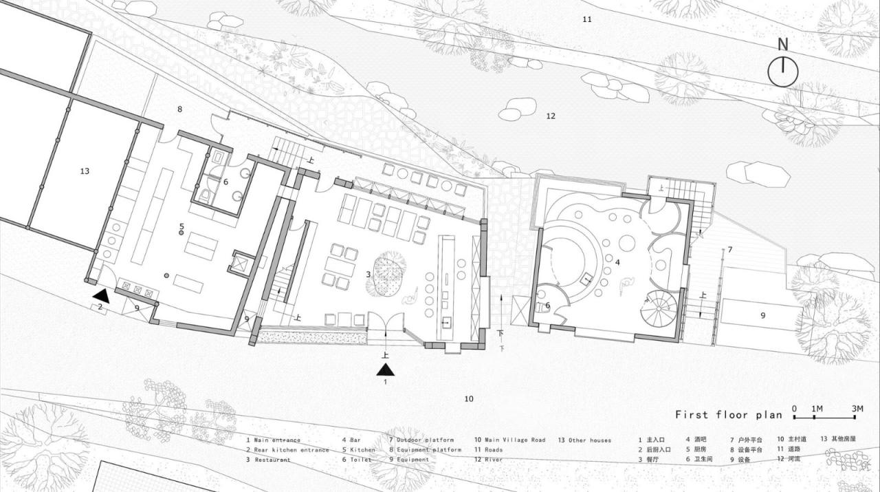 BIM建筑|奉化栖霞坑发电站改造的溪边餐厅 / 尌林建筑设计事务所 BIM建筑|奉化栖霞坑发电站改造的溪边餐厅 / 尌林建筑设计事务所