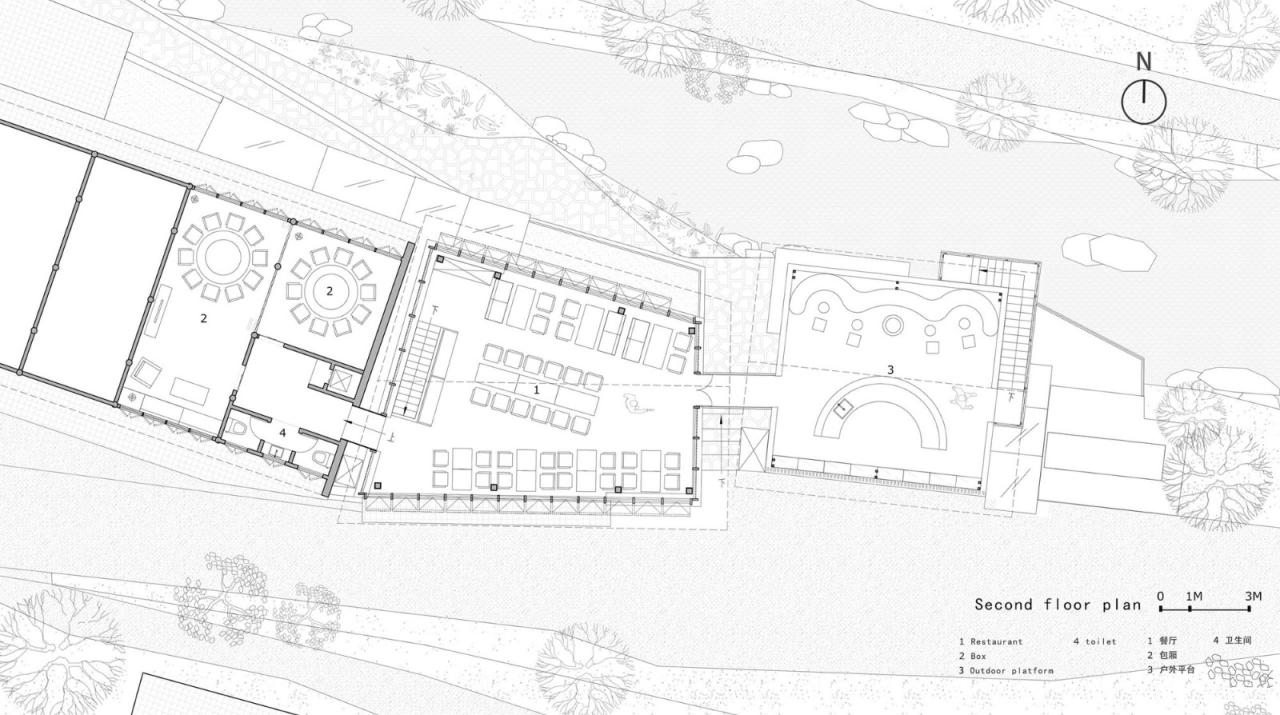 BIM建筑|奉化栖霞坑发电站改造的溪边餐厅 / 尌林建筑设计事务所 BIM建筑|奉化栖霞坑发电站改造的溪边餐厅 / 尌林建筑设计事务所