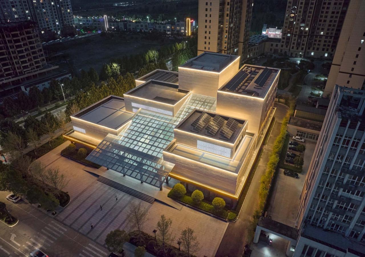 BIM建筑|嵩县三馆合一建设项目 / 王晖建筑工作室 BIM建筑|嵩县三馆合一建设项目 / 王晖建筑工作室