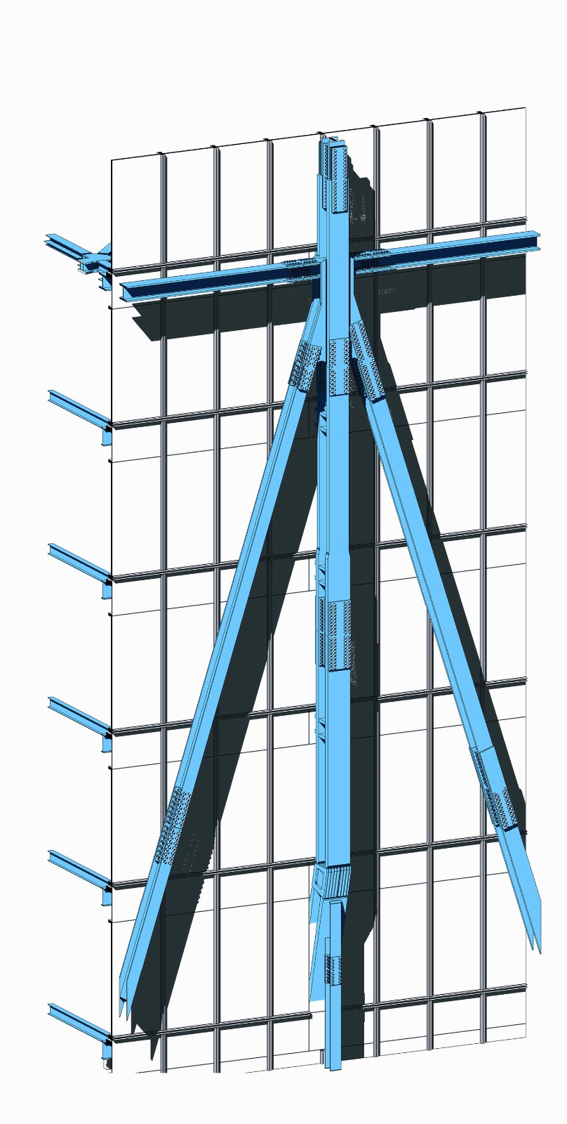 BIM建筑|蓝色‘骨头’,EXO 办公大楼 / Shay Cleary Architects BIM建筑|蓝色‘骨头’,EXO 办公大楼 / Shay Cleary Architects