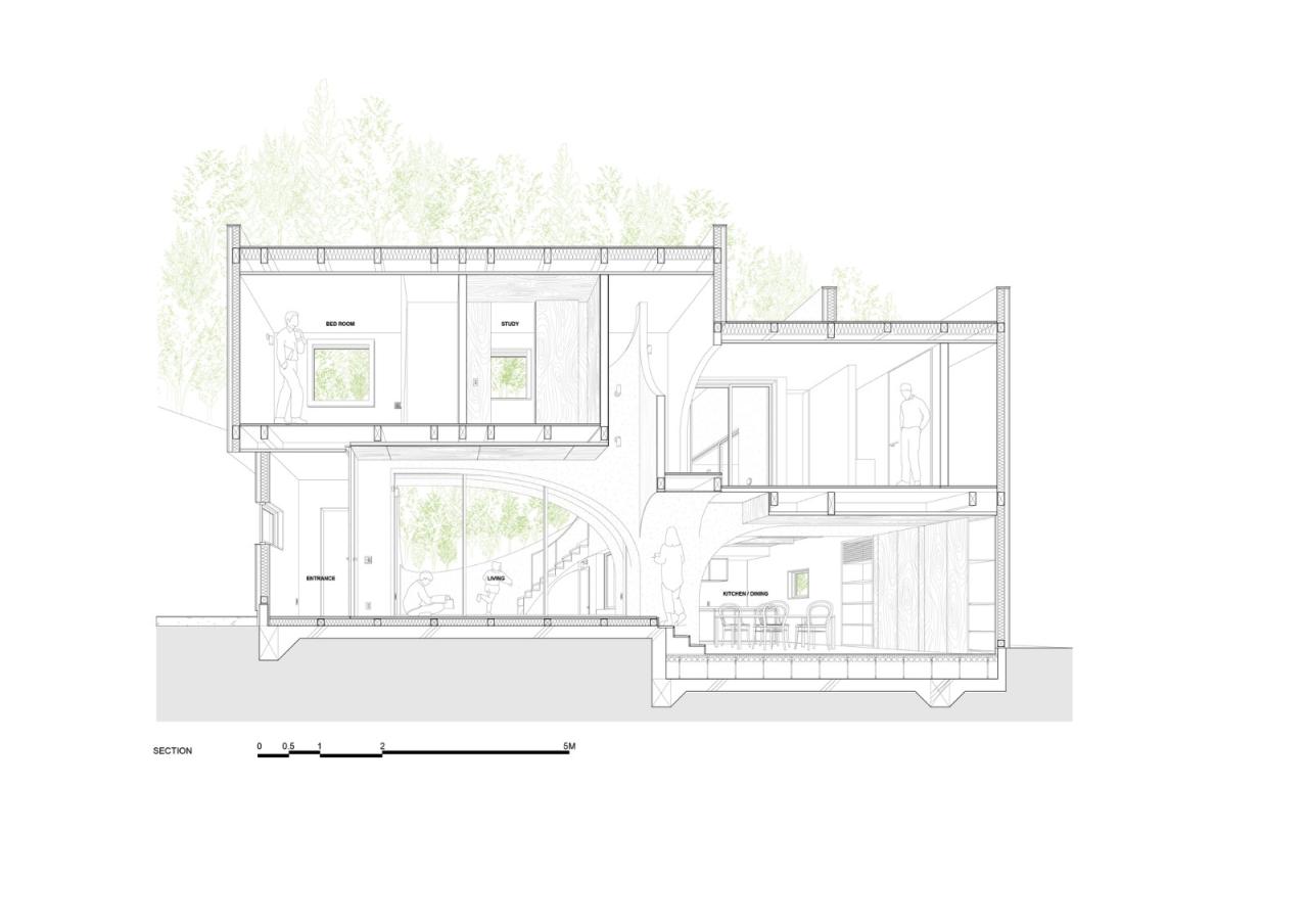 BIM建筑|曲线屋 / Daisuke Ibano, Ryosuke Fujii BIM建筑|曲线屋 / Daisuke Ibano, Ryosuke Fujii