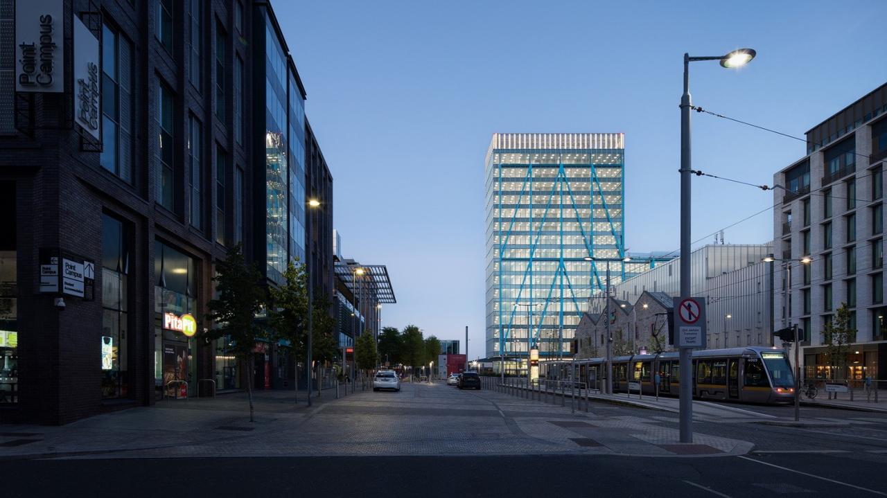 BIM建筑|蓝色‘骨头’,EXO 办公大楼 / Shay Cleary Architects BIM建筑|蓝色‘骨头’,EXO 办公大楼 / Shay Cleary Architects