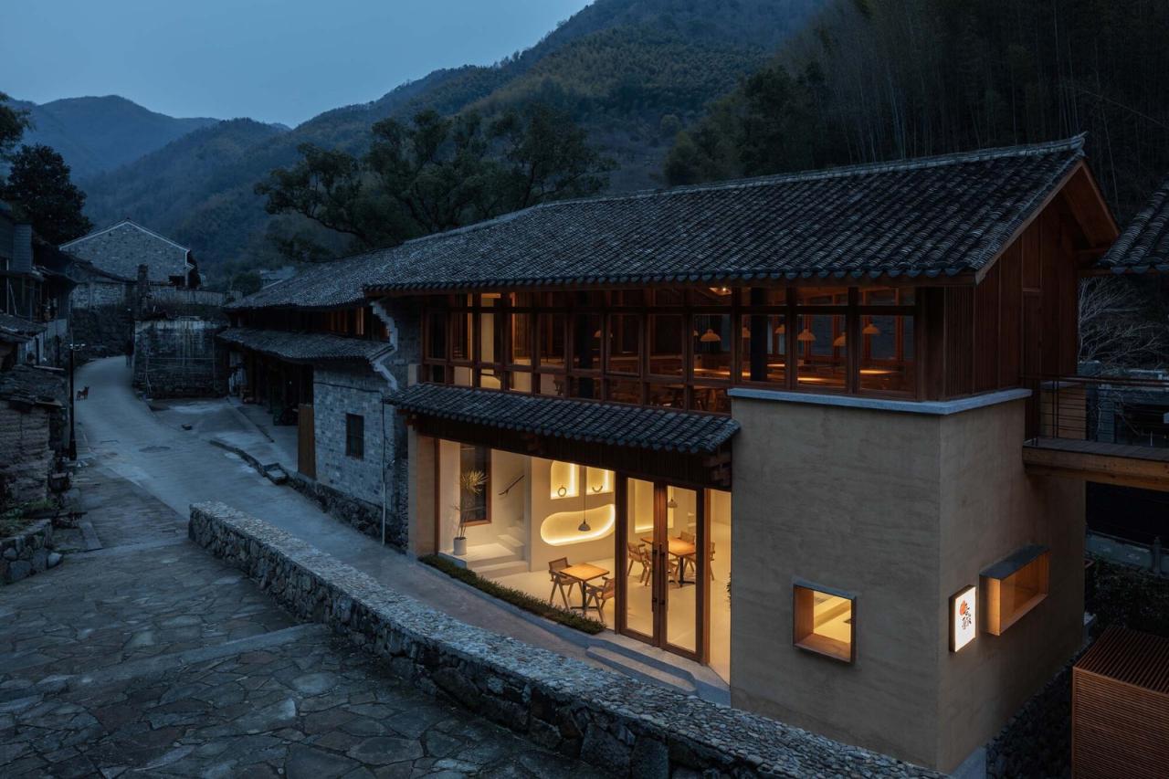 BIM建筑|奉化栖霞坑发电站改造的溪边餐厅 / 尌林建筑设计事务所 BIM建筑|奉化栖霞坑发电站改造的溪边餐厅 / 尌林建筑设计事务所