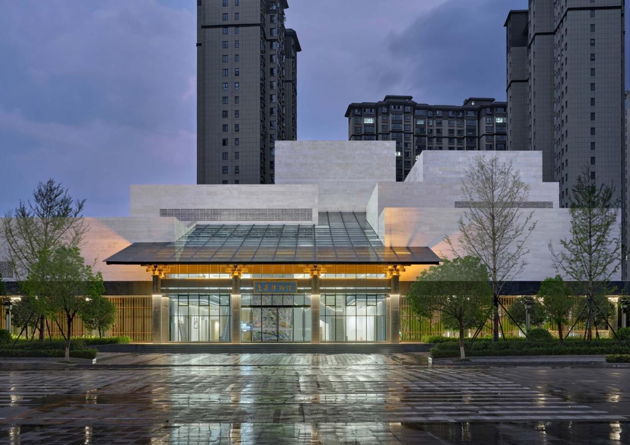 BIM建筑|嵩县三馆合一建设项目 / 王晖建筑工作室 BIM建筑|嵩县三馆合一建设项目 / 王晖建筑工作室