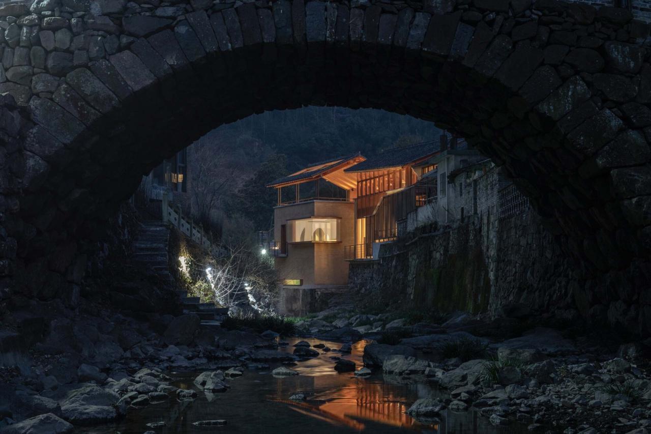 BIM建筑|奉化栖霞坑发电站改造的溪边餐厅 / 尌林建筑设计事务所 BIM建筑|奉化栖霞坑发电站改造的溪边餐厅 / 尌林建筑设计事务所