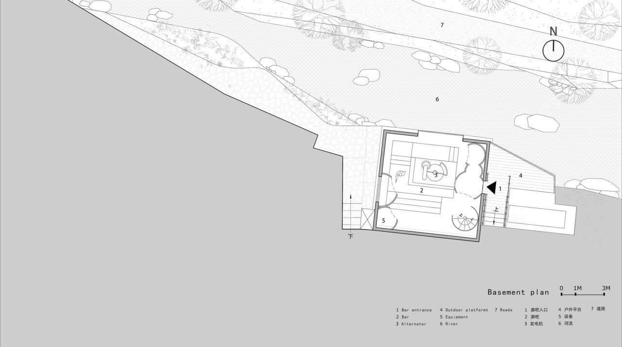BIM建筑|奉化栖霞坑发电站改造的溪边餐厅 / 尌林建筑设计事务所 BIM建筑|奉化栖霞坑发电站改造的溪边餐厅 / 尌林建筑设计事务所