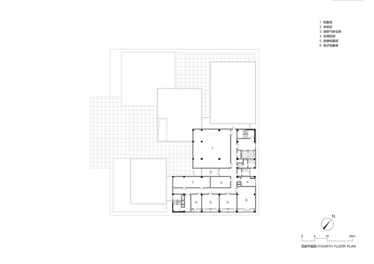BIM建筑|嵩县三馆合一建设项目 / 王晖建筑工作室 BIM建筑|嵩县三馆合一建设项目 / 王晖建筑工作室