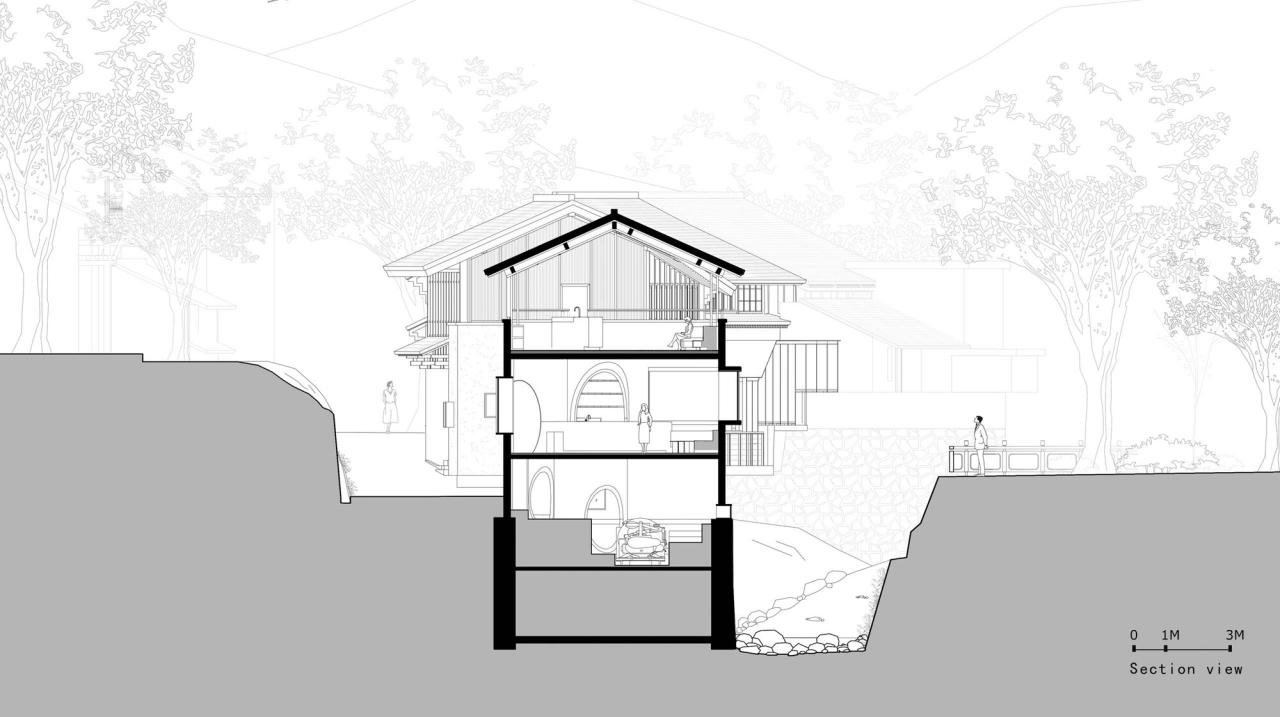 BIM建筑|奉化栖霞坑发电站改造的溪边餐厅 / 尌林建筑设计事务所 BIM建筑|奉化栖霞坑发电站改造的溪边餐厅 / 尌林建筑设计事务所