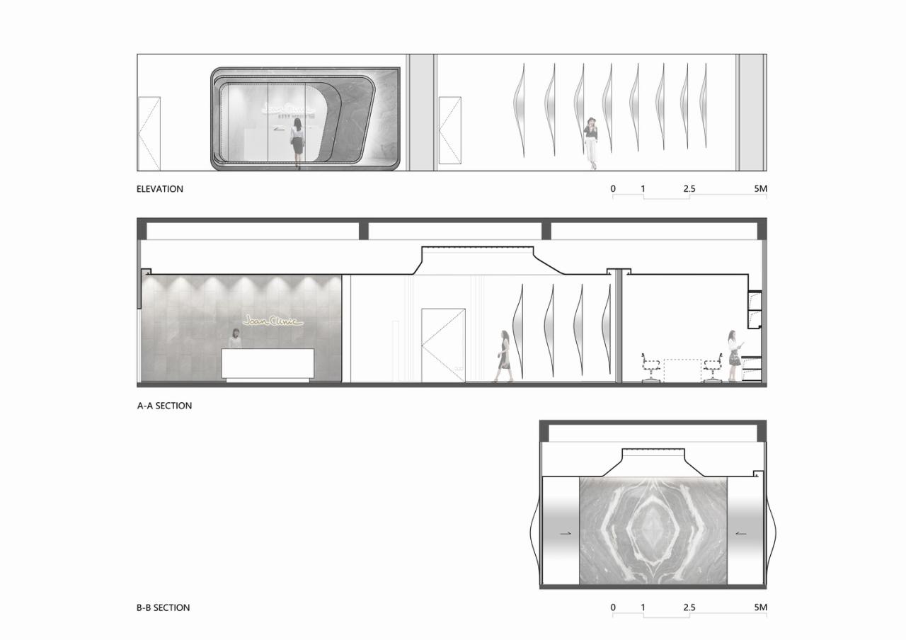 BIM建筑|数字水墨的有机生长:卓彦丽格医美诊所 / CAA室内新作 BIM建筑|数字水墨的有机生长:卓彦丽格医美诊所 / CAA室内新作