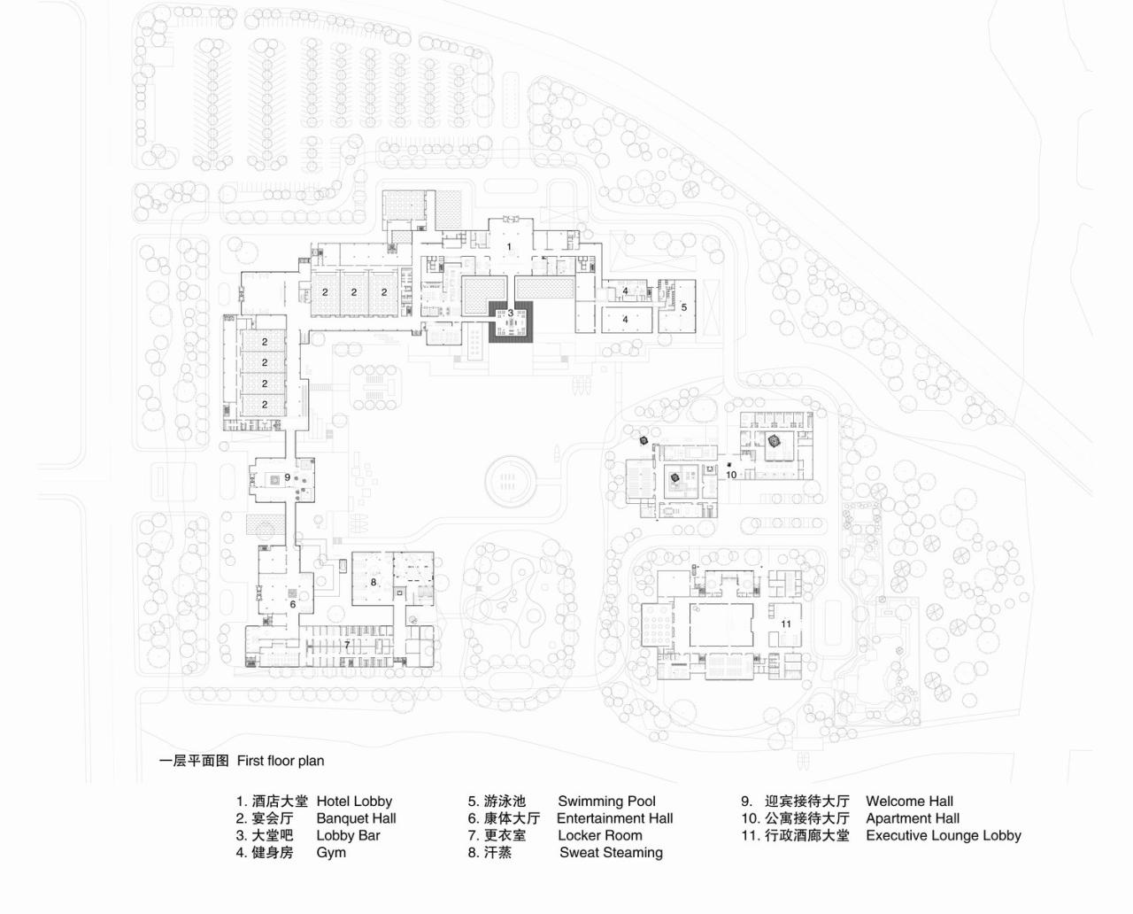 BIM建筑|湿地浮岛·溱湖宾馆 / 简和建筑 BIM建筑|湿地浮岛·溱湖宾馆 / 简和建筑
