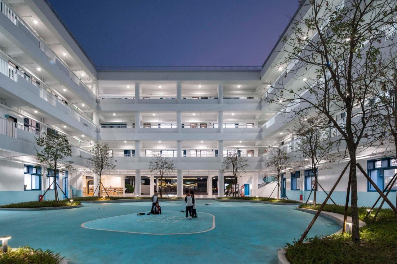 BIM建筑|龙江外国语学校附属小学改造(旺岗小学) / 竖梁社建筑 BIM建筑|龙江外国语学校附属小学改造(旺岗小学) / 竖梁社建筑