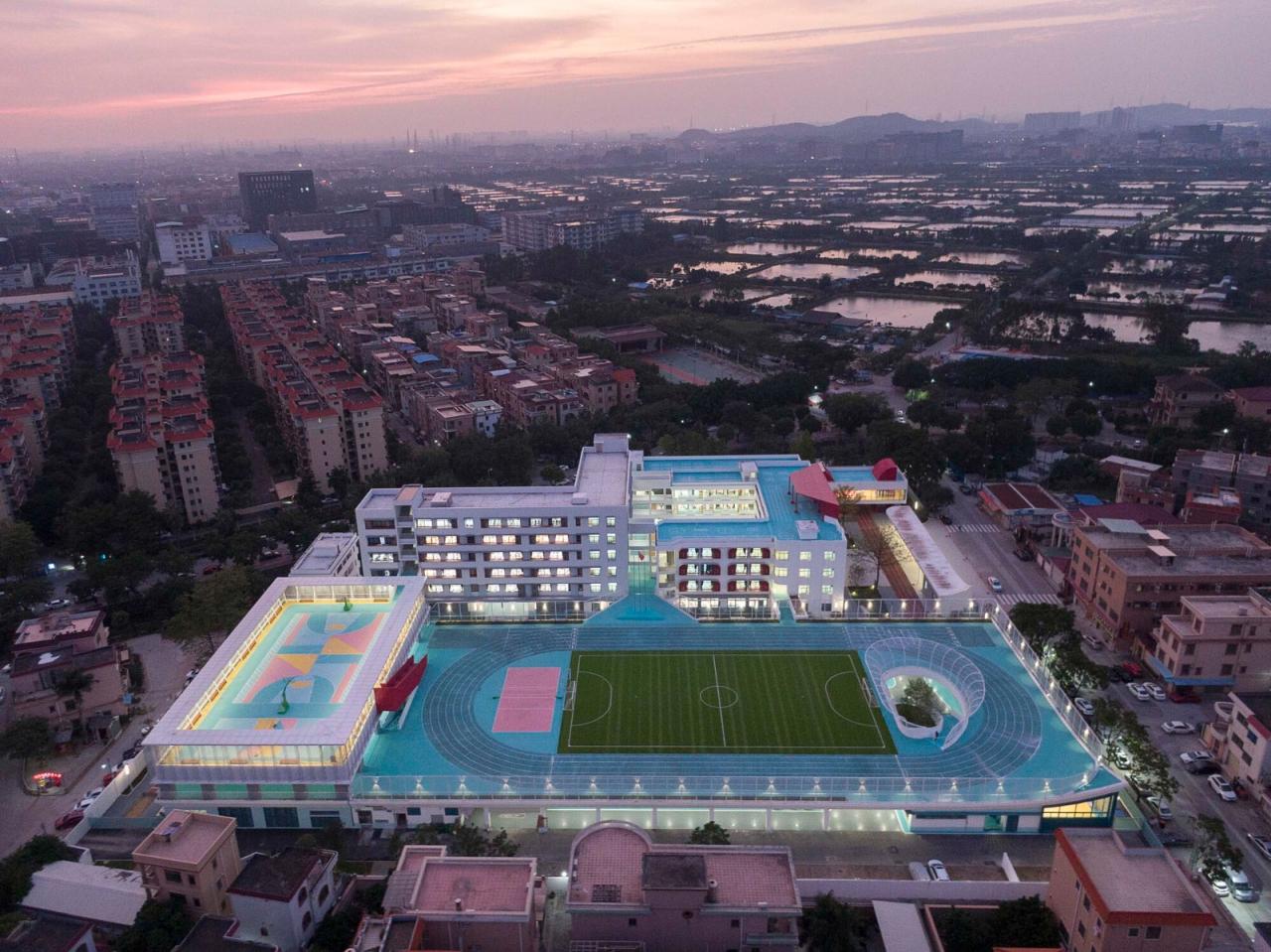 BIM建筑|龙江外国语学校附属小学改造(旺岗小学) / 竖梁社建筑 BIM建筑|龙江外国语学校附属小学改造(旺岗小学) / 竖梁社建筑